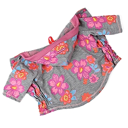 Толстовка "Цветы" серая Толстовка "Цветы" серая