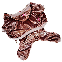 Велюровый костюм "Искры" коричневый Велюровый костюм "Искры" коричневый