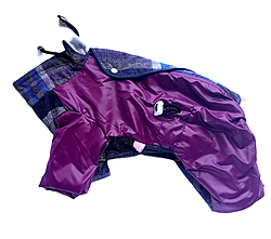 Утепленный дождевик Половинки бордовый для девочки Утепленный дождевик Половинки бордовый для девочки