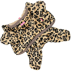 Утепленный плюшевый костюм Ушки-Лео коричневый Утепленный плюшевый костюм Ушки-Лео коричневый